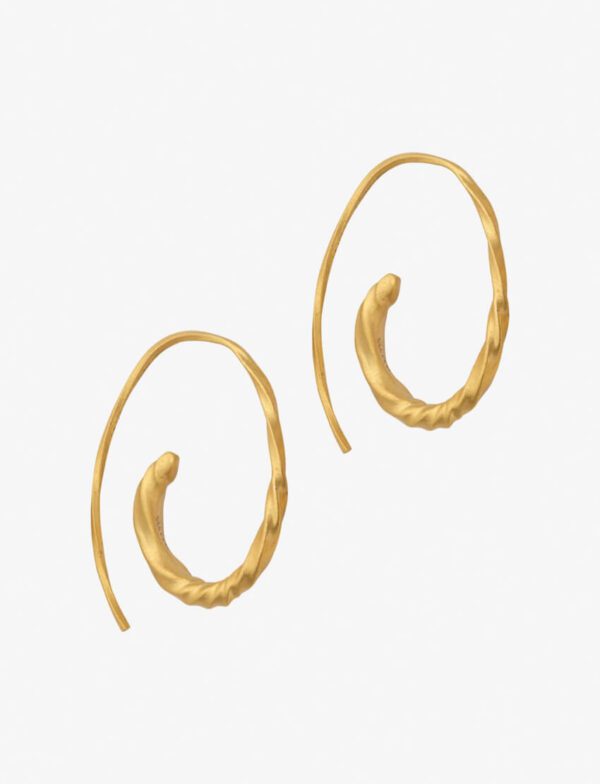 Round Flow Asymmetric Earrings